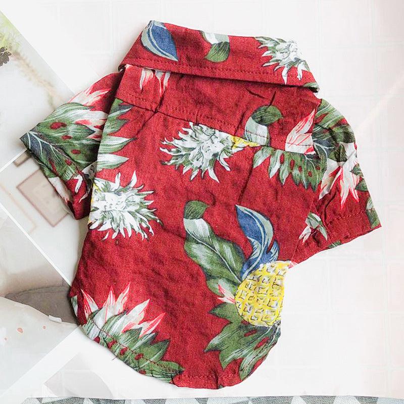 Hawaiian Paradise Pet Shirt: Stylish And Colorful Island Vibes For Your Furry Friend