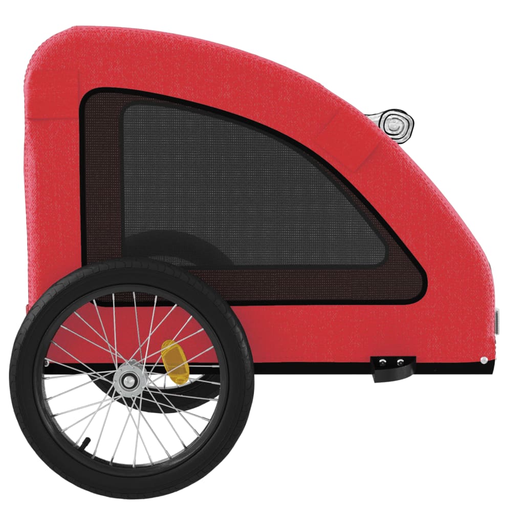 vidaXL Pet Bike Trailer Dog Bicycle Cargo Stroller Oxford Fabric and Iron-0