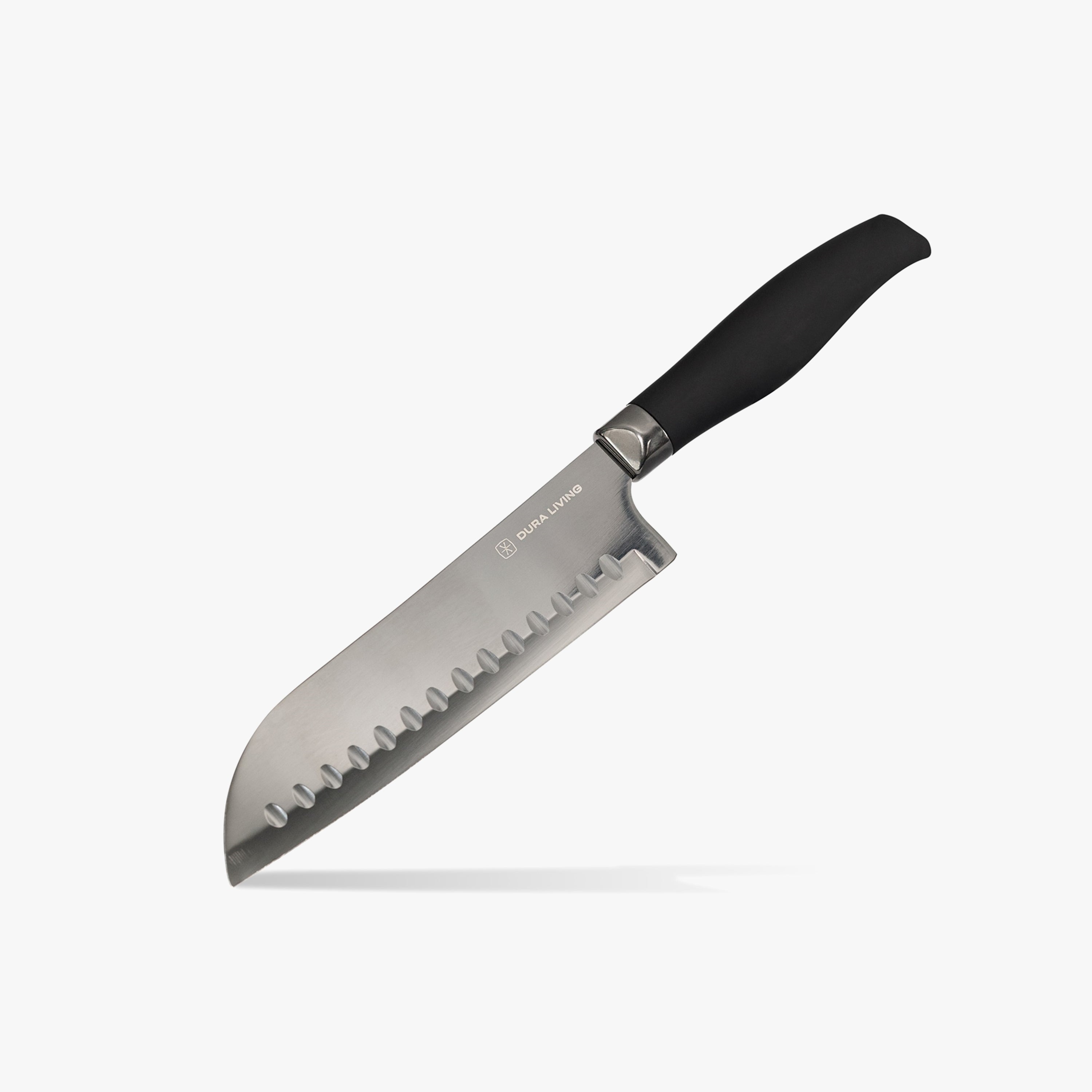 Titan 7 inch Santoku Knife - Black