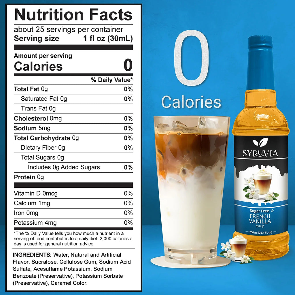 Sugar-Free French Vanilla Syrup